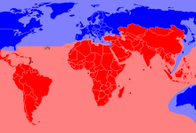 21. yüzyıla girerken ana hatlarıyla küresel güney kuzey ayrımı