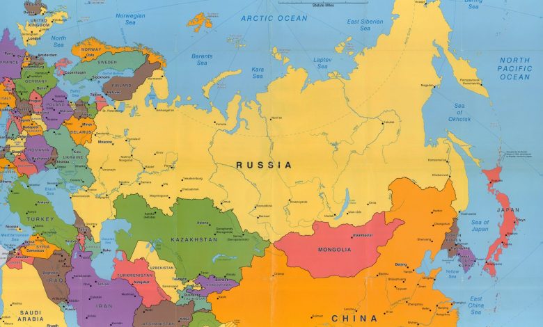 Avrasya Siyasi Haritasi