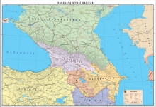 Kafkasya Siyasi Haritası 2019