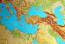 Ortadoğu Fiziksel Harita