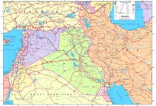 Ortadoğu Haritası Siyasi