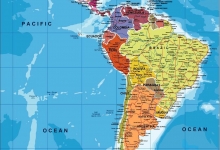 Latin Amerika Bölge Haritası