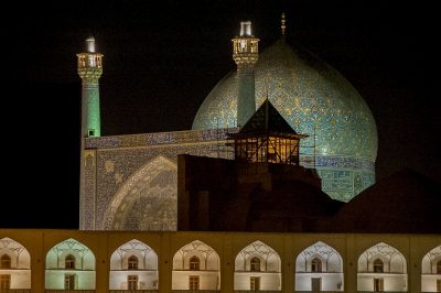 Mescid i Sah Gece Gorunumu Isfahan Iran