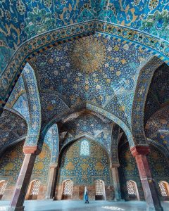 Sultani i Cedid Mescid i Sah Ic Mekan Fotografi Isfahan