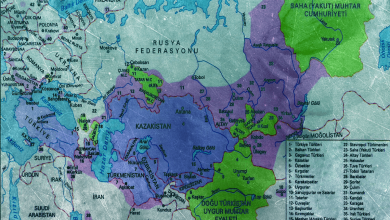 Turk Cumhuriyetleri ve Turk Topluluklari Haritasi