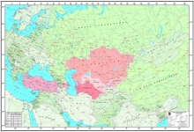 Bağımsız Türk Cumhuriyetleri Siyasî Haritası HaritaGovTr