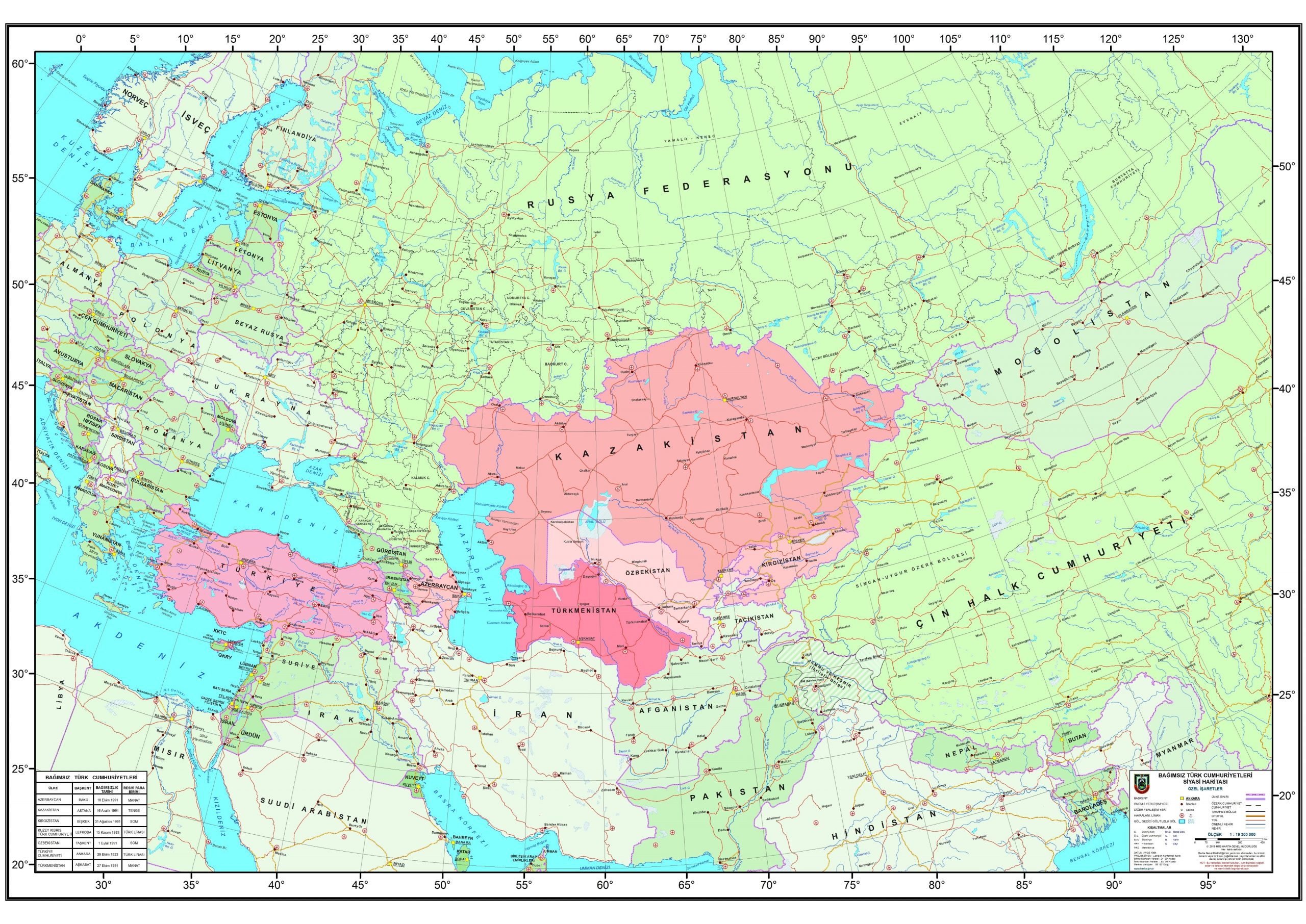 Bagimsiz Turk Cumhuriyetleri Siyasi Haritasi HaritaGovTr min scaled