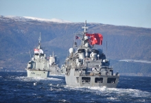 Türk Deniz Kuvvetleri’ne ait TCG Oruç Reis fırkateyni