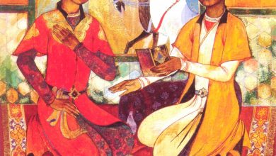 Ali Sir Nevai ve Huseyin Baykara gencliklerinde 1968 Ozbekistan Devlet Sanat Muzesi Javlon Umarbekov 1946 dogumlu