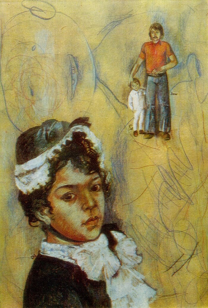 Dilya'nın Renoir ruhundaki portresi, 1977, Javlon Umarbekov