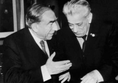 Alparslan Turkes ve Bahtiyar Vahapzade