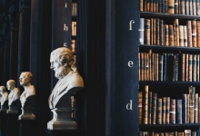 Kütüphane, Filozof Heykelleri