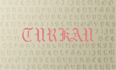 Turkau Alfabe Gri Kirmizi Gorsel
